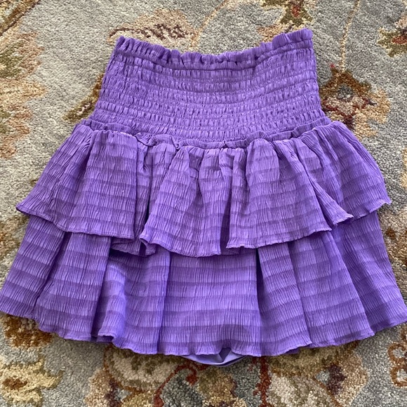 DO+BE Dresses & Skirts - ⭐️ NWOT ⭐️ Do+Be lilac ruffle skirt with shorts! SMALL